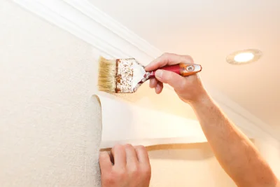 Pose de papier peint à Rossfeld — revêtements muraux et toiles de verre